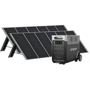 AFERIY Générateur Solaire 3600W avec 2x Panneau Solaire Portable 400W ...