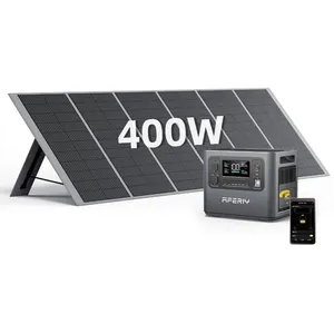 AFERIY Generateur Solaire 2400W avec Panneau Solaire 400W2048Wh Batter...