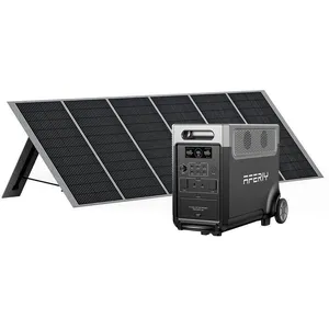 Générateur Solaire 3600W AFERIY,Centrale Électrique Portable 3048Wh LF...