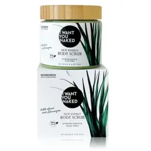 I WANT YOU NAKED New energy body scrub Citroengras en Aloë Vera Lichaa... pas cher