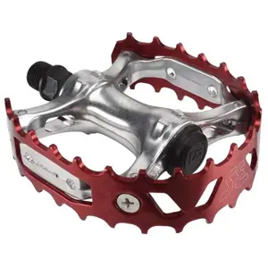 Pédales SE bikes SE Bear Trap - rouge - TU pas cher