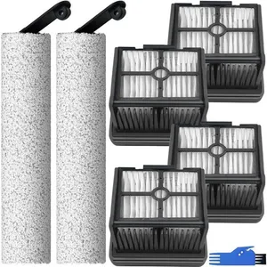 NETBOAT Accessoires pour Dreame H12, H11 Core Pièces de rechange pour aspirateur eau et poussière, 2 brosse rotative + 3 filtres Hepa + 1 pas cher