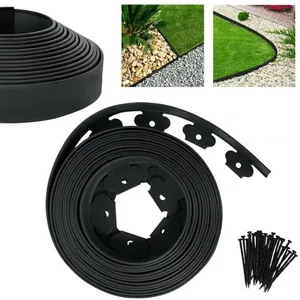 NAIZY 20m Flexible Bordure de Jardin en Plastique PP de Fixation Bordu... pas cher
