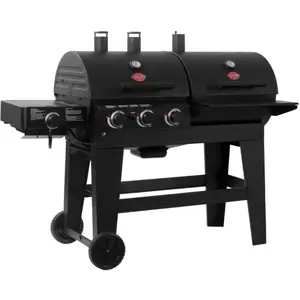 Char-Griller® Double Play gas- en houtskoolbarbecue