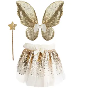 Great Pretenders Glitter Gouden Verkleedset Elfje Fee 4-6 jaar