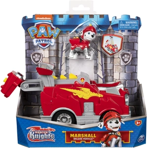 Véhicule et figurine Marcus Pat Patrouille Rescue Knights pas cher