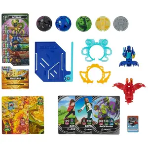 BAKUGAN - Battle Pack - 3 Bakugan + 2 Bakugan Special Attack pas cher
