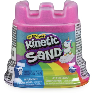 Kinetic Sand Spin Master Sable Cinétique - Château De Licorne Arc-En-Ciel pas cher