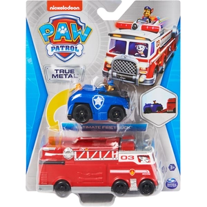 Comparateur de prix : Pack camion de pompiers et véhicule True Metal Pat Patrouille