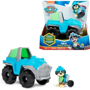 Paw Patrol VEHICULE + FIGURINE REX La Pat' Patrouille pas cher