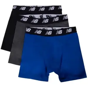 New Balance Lau21023 Mesh Boxer Multicolor Blue/black/ Grey Size: XL |... pas cher