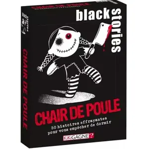 Jeu de stratégie Kikigagne Black Stories Chair de Poule pas cher