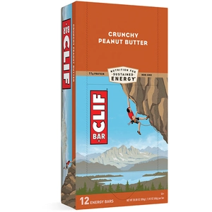 Clif Boîte De Barres Protéinées Beurre De Cacahuète Croquant 68g 12 UnitésVendu parbikeinn