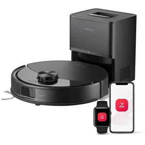 Roborock Q10 S5+ (S8 Plus Amélioré)Set Aspirateur Robot Laveur avec Station 10000 Pa Aspiration Double Anti-emmêlement
