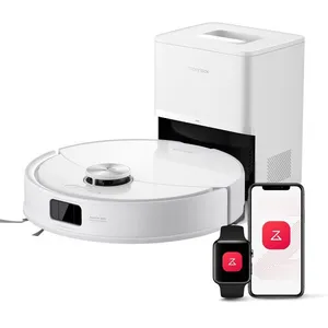Roborock Q10 S5+ (S8 Plus Amélioré)Set Aspirateur Robot Laveur avec Station 10000 Pa Aspiration Double Anti-emmêlement
