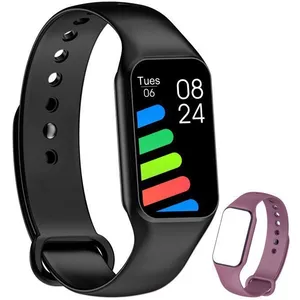 FeipuQu Montre connectée homme femme 24 Modes de Sport SmartWatch de Fitness Tracker Podometre Cardio étanch pour Android IOS NOIRVendu parcdiscount