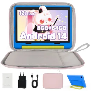 KOTSREN Tablette pour Enfant 10 Pouces avec Kid-Proof Étui Blue et Sac... pas cher
