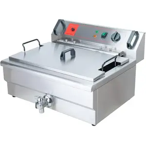 Friteuse électrique - Valgus - 3000W - 30L - Acier inoxydable - Thermo... pas cher