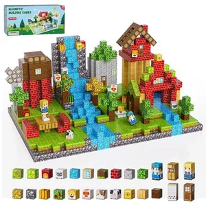 GUANGNA Blocs de Construction Magnétiques200 Pièces Ensemble de Blocs ... pas cher