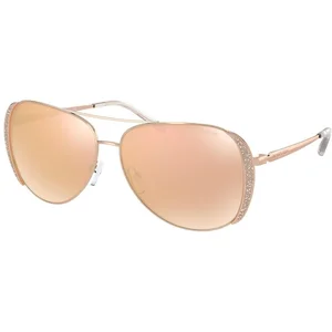 Michael Kors Chelsea Glam MK1082 - Pilote Rose Or Verres Miroirs pas cher