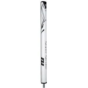 SuperStroke Zenergy Flatso 17 Grip de putter de golf sans cône, technologie SPYNE améliorée, nouvelle texture multi-zone et Tech-Port, Blanc/Noir pas cher