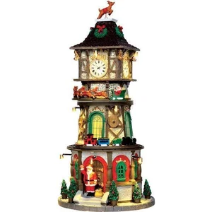 Lemax Kerstdorp Klokkentoren - met verlichting
