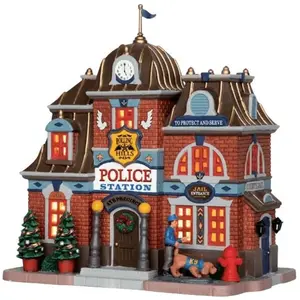 Lemax - Rolling Hills Police Station, B/o Led uit de 2017 Collectie