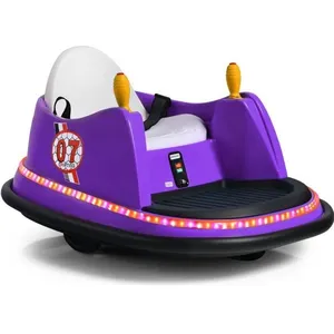 DREAMADE Auto Tamponneuse Électrique avec Télécommande 2.4G, Auto Tour...Vendu parcdiscount