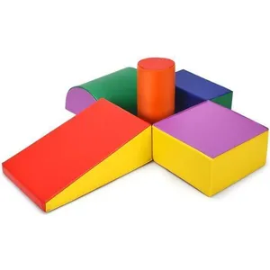 COSTWAY 5Pièces Modules de Motricité en Mousse de Grands XL Blocs de C...Vendu parcdiscount