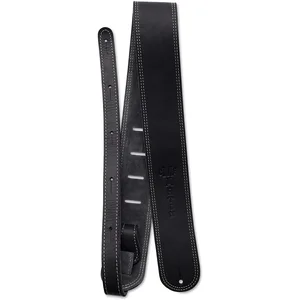 Martin A0013 - courroie cuir noir doublee suede