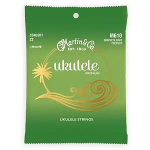Martin M610 22-24 - Jeu de cordes Ukulele Premium - Polygut, Concert pas cher