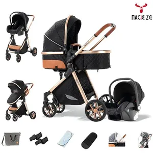 MagicZC poussette combinées,bébé,trio,3 en 1,nouveau né,pliable,Dossie... pas cher