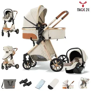 MagicZC poussette trio,Dossier réglable,bébé 3 en 1, nouveau né,0-3 a... pas cher