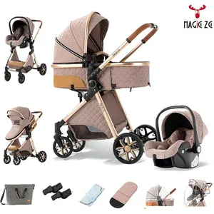 poussette trio MagicZC bébé 3 en 1,Dossier réglable,0-3 ans,poussettes... pas cher