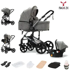 MagicZC Poussettes bebe,pour 0-3 ans,nouveau né,convertible Nacelle,3 ...