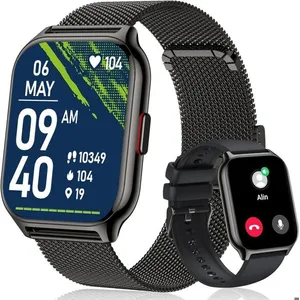 N.A Montre Connectée ZOSKVEE Femme Homme avec Appel Bluetooth, 2,0" HD...Vendu parcdiscount