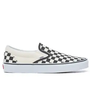 Vans Baskets Vans Classic Slip-On Beige Damier - 42 pas cher