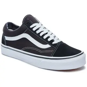 Comparateur de prix : Vans Vans Old Skool Baskets En Toile Noire / Blanche Pour Homme - 39
