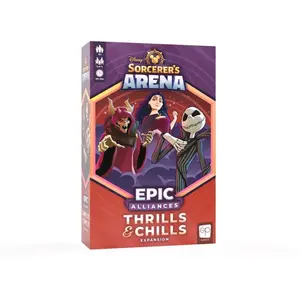 USAopoly Disney Sorcerer’s Arena: Epic Alliances Thrills and Chills Expansion | Featuring Jack Skellington; The Horned King; and Mother Gothel | Officially-Licensed Disney Strategy & Family Board Game pas cher