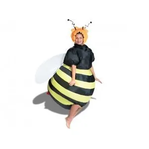 Déguisement abeille gonflable - Adulte - Noir, jaune, orange - TissuVendu parfnac-be