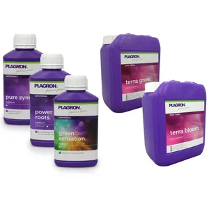 Pack engrais 100% Terra Plagron 5 litres