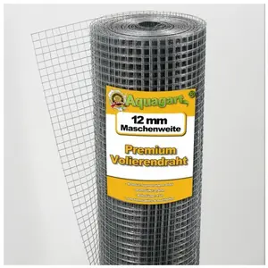 AQUAGART 15m x 1m volièredraad gaas gelast draadhek thermisch verzinktVendu parcdiscount