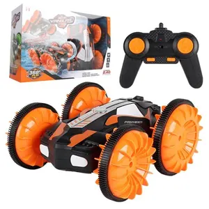LH-C013 2.4GHz 4 roues motrices Waterproof Double Side amphibie RC Stu... pas cher