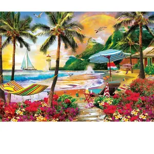 Master Pieces Paradise Beach - La Vie Hawaïenne Pieces-32117 pas cher