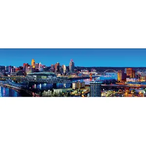Master Pieces Cityscapes - Cincinnati Pieces-72076 pas cher