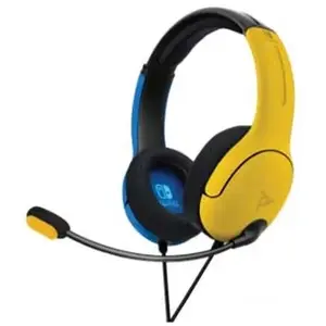 Casque gaming Pdp LVL40 Nintendo Switch Jaune et bleu pas cher