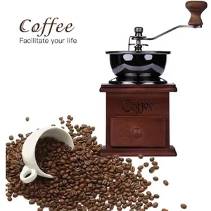 Moulin à grains de café manuel en bois classique aVendu parcdiscount