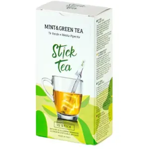 THEE-STICK Thé vert à la menthe Stick Tea Mint & Green Tea 15 pcs. pas cher