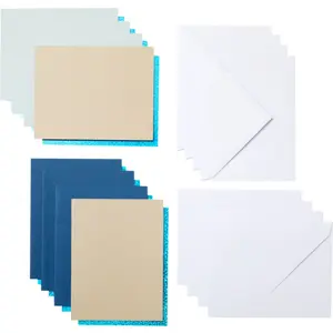 Comparateur de prix : 8 Cartes Adhésives Et Enveloppes Marine - Cricut - Cricut