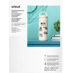 Sticker CRICUT 6 stickers imperméables et imprimables